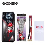 GNB GAONENG HV 8500MAH 2S 2S2P 7.6V 130C Hard Case 6.0mm Built-in Bullet RC LiPo Battery for 1:10 1/10 Scale RC Racing Car LiHV